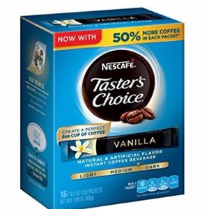 Nescafe Taster's Choice VANILLA singles